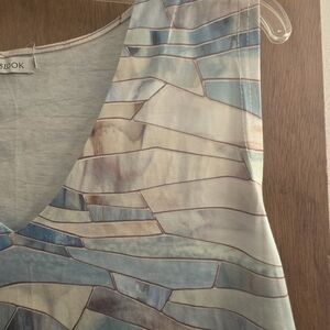 MISSLOOK Multicolor Abstract Tank Top